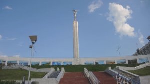 Фонтаны Самары • Склон площади Славы. Июль 2025. Видео 2.