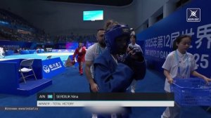 Самбистка из Воскресенска завоевала бронзу на всемирных играх в Китае!