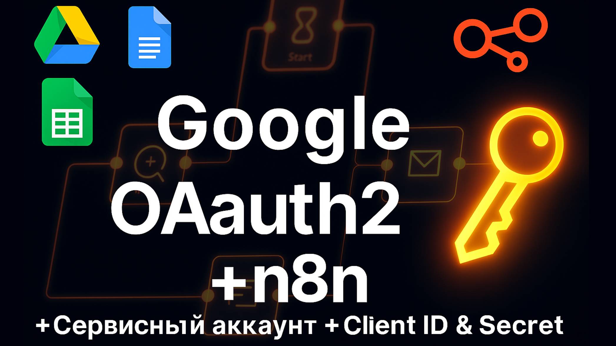 Получаем OAuth2 от Google для n8n БЫСТРО | ПРОСТОЙ гайд