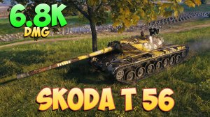 Skoda T 56 • Делает игру! - 7 Фрагов 6.8K Урона • Мир Танков