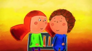 Lucy and Toby. Blind people