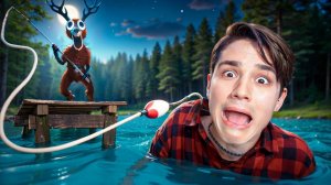 ОЛЕНЬ ЛЮДОЕД СЛОВИЛ ЛЁНЮ НА ОБЕД!😱 ПОШЕЛ НА РЫБАЛКУ В 99 НОЧЕЙ В ЛЕСУ РОБЛОКС🎣