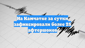 На Камчатке за сутки зафиксировали более 25 афтершоков