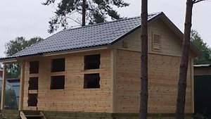 В бане мыться - на печи греться! Баня под усадку во Всеволожском районе с отделкой на следующий год