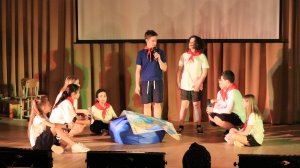 Театральная весна - постановка "Тимур и его команда"  6 "Б"