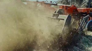 Лущильник дисковый на эластомерах ЛД -7ПК EURO ГК SOLAR FIELDS Демонстрация работы в поле