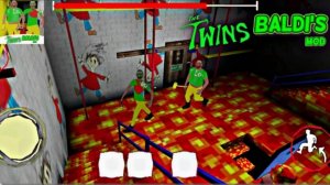 Что произошло в доме Близнецов? The Twins Baldi's Mod