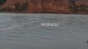 Последствия удара гигантской волны в Калманском районе Алтайского края