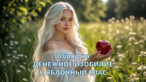 ПРИВЛЕКАЕМ ДЕНЕЖНОЕ ИЗОБИЛИЕ В ЯБЛОЧНЫЙ СПАС / ДЕЙСТВЕННЫЙ ОБРЯД / МОЩНЫЙ ЗАГОВОР
