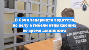 В Сочи задержали водителя по делу о гибели отдыхающих во время джиппинга
