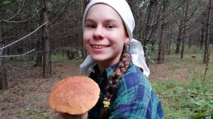 В лес за ГРИБАМИ! Лисичек не нашли, но без ЖАРЁХИ не остались!