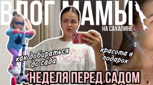 Неделя перед садом | Как добираться до сада | Красота от подписчицы | Влог мамы (157)