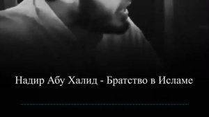 Братство в Исламе || Надир абу Халид