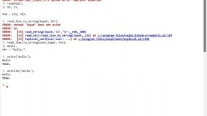 Prolog. Шаг 3. Ввод и вывод.