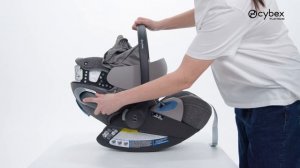 Как снять тканевую обивку с автокресла Cybex Cloud T для стирки