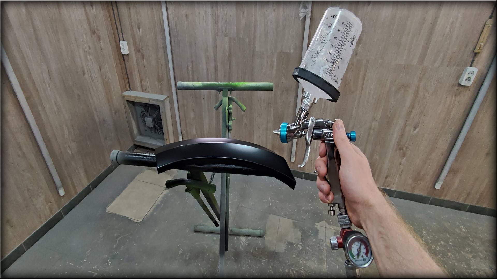 Как покрасить новую пластиковую накладку, молдинг, обвес и т.д. Рабочая схема, по Технологии! смотреть онлайн