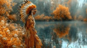 Гармония леса - Нежная Индейская музыка с флейтой и звуками леса, фоновая музыка индейцев для отдыха