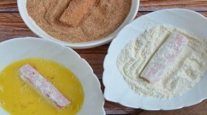 Жареные крабовые палочки