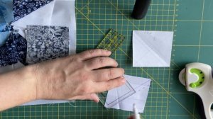 Лоскутный блок птичка