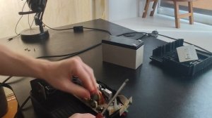 Разборка ИБП - плата, аккумулятор