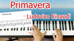 Primavera ludovico Einaudi Урок Для Начинающих На Пианино
