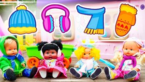 Мой детский сад – Идем гулять на улицу в прохладную погоду – Игры для детей и куклы пупсы Беби Бон