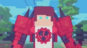 БИТВА СУПЕР ХЕРОБРИНА ПРОТИВ  МАРОДЕРОВ, МАЙНКРАФТ МУЛЬТФИЛЬМ