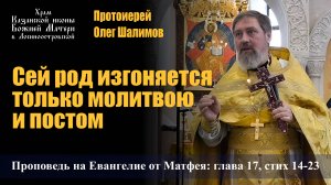 Сей род изгоняется только молитвою и постом / Протоиерей Олег Шалимов / 17.08.25