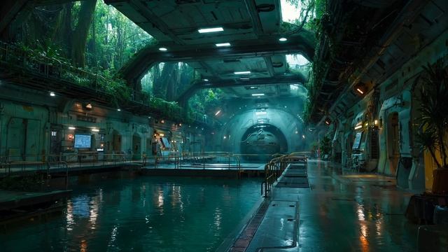 Forgotten Sleep Station ｜ Sci-Fi Ambient Music