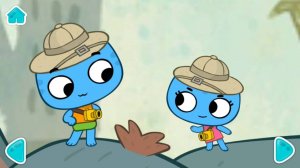 Котики вперед!Развивающая игра для детей.Помоги Кате и Коте сфотографировать обезьянку в кроссовках