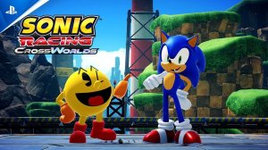 Sonic Racing: CrossWorlds - Sonic x PAC-MAN Collab Trailer | PS5 & PS4 Games