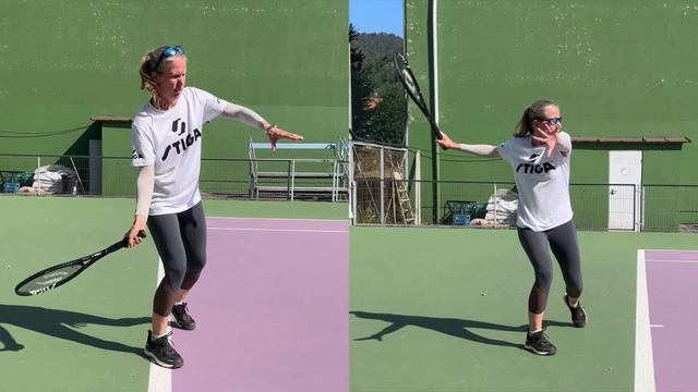 Как бить тяжелый топспин, как теннисный профи! смотреть онлайн