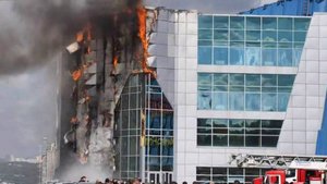 Пожар в ТЦ «Лапландия» в Кемерово. Огонь удалось локализовать