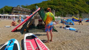 Берем SUP в аренду на Черном море HD