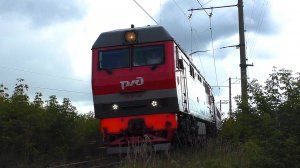 ТЭП70У-009 с туристическим поездом "Императорский маршрут" Екатеринбург-Пасс. - Алапаевск