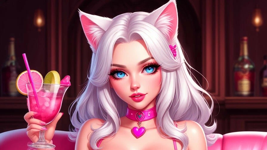 Юлиана в розовых нарядах.