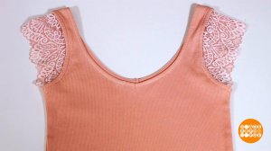 Украшаем майку кружевом. Доброе утро. Фрагмент выпуска от 20.08.2025