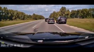 Быдло на лексусе не оценил такие маневры