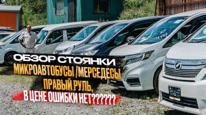 ‼️ОБЗОР СТОЯНКИ‼️МИКРОАВТОБУСЫ/МЕРСЕДЕСЫ‼️ПРАВЫЙ РУЛЬ‼️В ЦЕНЕ ОШИБКИ НЕТ❓