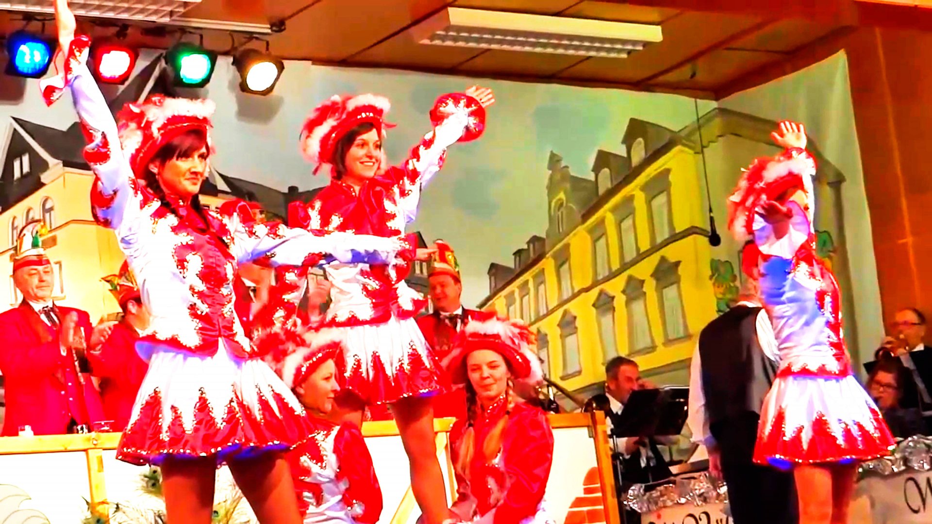 Шоу-танец Принценгарда на карнавале в Лехестене смотреть онлайн