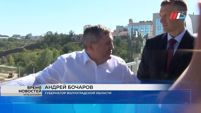 В Волгограде Владимир Марченко и Андрей Бочаров проверили ход работ в пойме Царицы