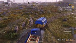 RoadCraft Прохождение 115 (Карта Сердцевина) Доставка антенн, грузовика и стройка дороги на север