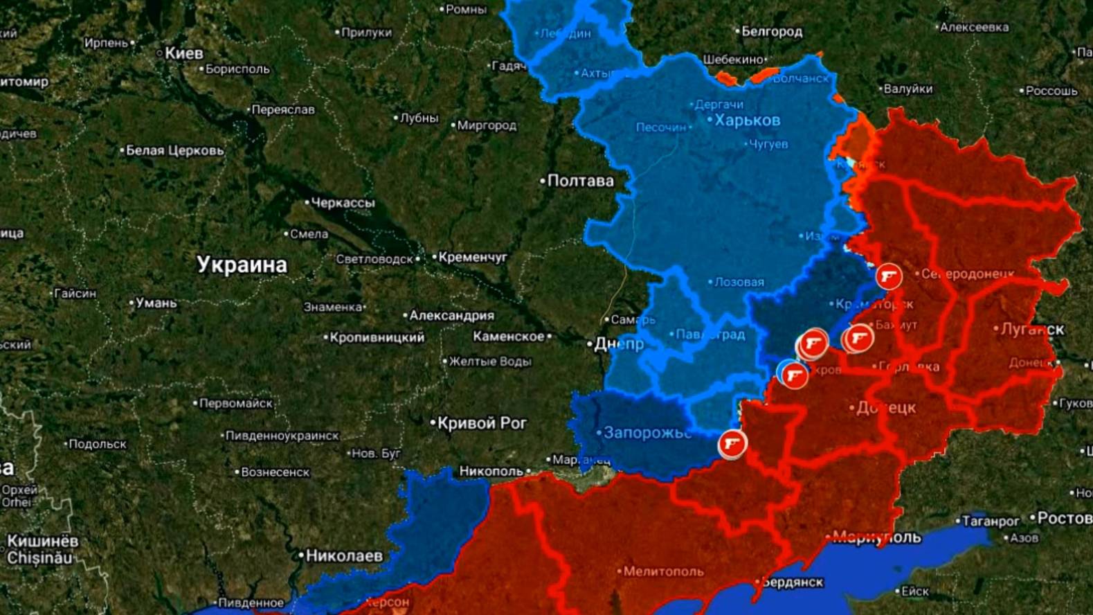 20.08.2025 Карта боевых действий. Краткая обстановка на фронте. Бои на окраине Константиновки