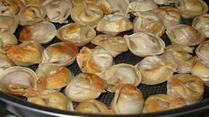 Жареные пельмени
