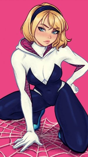 speedpaint Spider-Woman Gwen Stacy / скоростное рисование Гвендолин Максин «Гвен» Стейси