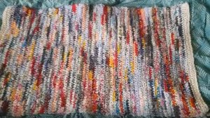 Вязание ковриков.  Коротко.