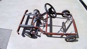 Самодельный электрокартинг 4x4 1400w часть 1