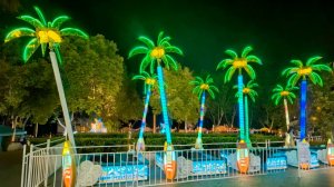 Банджи-батут «Тропический рай», 1-местный, 2×2×4 м