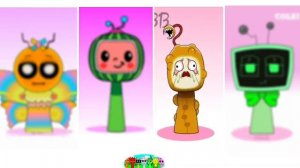 Sprunki OC с номерами блоков 23 | Подборка Incredibox