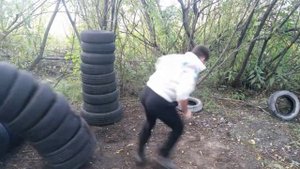 МОЩНЫЙ УСИРО ГЕРИ  (Ushiro geri)  Как бить в реальном бою